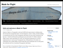 Tablet Screenshot of madeforflight.com